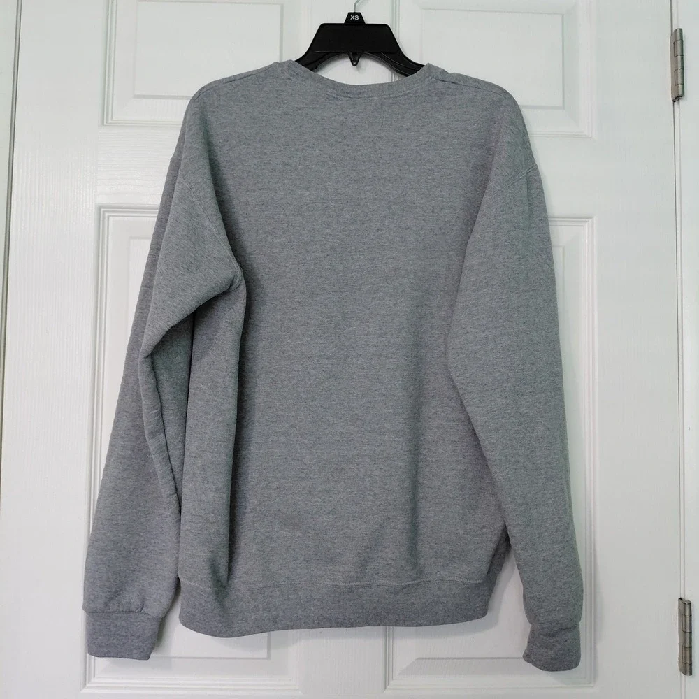 Disney World Mickey Mouse 1971 Sweatshirt Mens Medium Gray Pullover Fleece